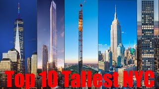 Top 10 Tallest Buildings In New York City As of 2021 [upl. by Nauqed315]