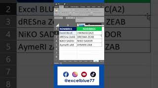 😎 Cómo CONVERTIR cualquier TEXTO a MAYÚSCULAS en Excel 🤟 shorts excel [upl. by Haggi253]