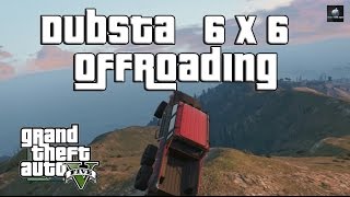 GTA 5  Benefactor Dubsta 6 x 6 Offroading [upl. by Annoj]