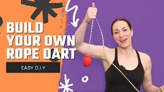 EASY DIY How To Build Your Own Rope Dart  Michelle C Smith [upl. by Hirsch]