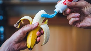 Recette Beauté Secrète Avec Banane Et Dentifrice Pour Des Résultats Rapides [upl. by Lamont]