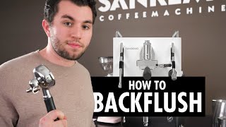 CUBE How to Backflush  Sanremo Coffee Machines Australia [upl. by Ellehciram]