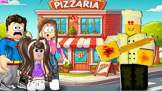 LEVAMOS A SARINHA BEBÊ PARA COMER UMA PIZZA 🍕 E ISSO ACONTECEU ROBLOX [upl. by Ahseret]