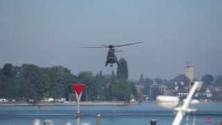 Grossbrand Horn TG  Helikopter Löscharbeiten [upl. by Ylloh]