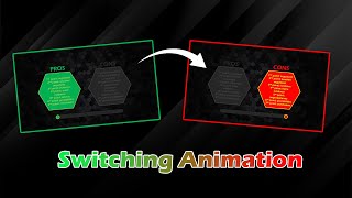 Pros amp Cons Switching animation in PowerPoint [upl. by Manon298]