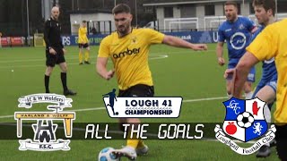 ALL THE GOALS HampW Welders vs Loughgall Saturday February 26th 2022 [upl. by Cadmarr]