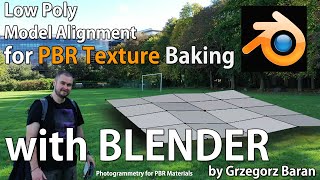 Low Poly Model Alignment for PBR Texture Baking in Blender [upl. by Horlacher]