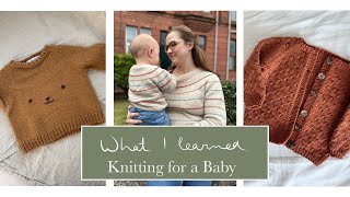 What I learned  Knitting for a Baby  Baby Knits  Wild Knits Glasgow [upl. by Eislel]