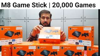 Android Game Stick Lite 20000 Games  M8pro Hdmi Game Stick 4K Plug and Play Review 💖👌 [upl. by Hurd]