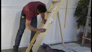 Fitting a Stira attic stairs loft ladder [upl. by Llertrac]