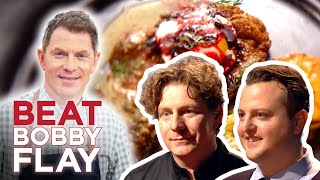 Beat Bobby Flay Wienerschnitzel Challenge  Full Episode Recap  S2 E9  Food Network [upl. by Gerc]