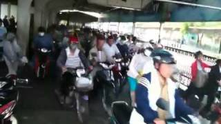 Vietnam Mekong ferry madness [upl. by Mailliwnhoj976]