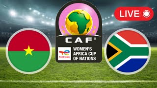 🔴 LIVE Burkina Faso vs South Africa  Womens Africa Cup of Nations qualification 2023 [upl. by Tresa]