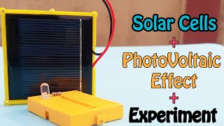 What are Solar Cells and Photovoltaic Effect Explained in Urdu Hindi  Simple DIY LED Project [upl. by Standish]