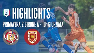 Highlights CremoneseReggiana Primavera 2 10 giornata stagione 202324 [upl. by Engis]