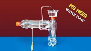 DIY Water Herons Fountain from Plastic Bottle  Science Project [upl. by Stevy]