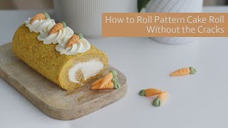 1Minute Demo How to Roll Cake Roll without the Cracks [upl. by Pollack]