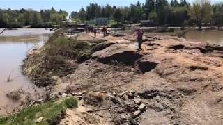 Washed Out Road in Edenville Michigan [upl. by Nolitta526]