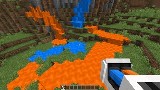 Paint Gun MOD in Minecraft [upl. by Negah]