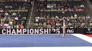 Jazmyn Foberg – Floor – 2014 PampG Championships – Jr Women Day 1 [upl. by Lewellen]