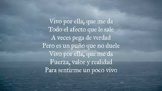 Andrea Bocelli Karol G  Vivo Por Ella Lyrics [upl. by Gaston]