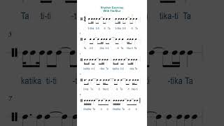 Tieslur Rhythm Exercise shorts musiclessons [upl. by Leagiba169]