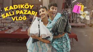 KADIKÖY SALI PAZARI VLOG🛍  Pazar Dedikodusu Prada  Gucci Muadili Ürünler Zorla Pazarlık Yaptık😝 [upl. by Eninotna]