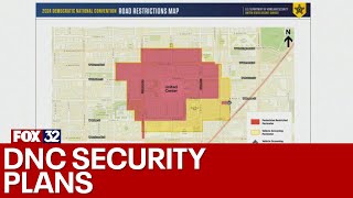 Chicago DNC 2024 Security officials outline security perimeter for United Center McCormick Place [upl. by Tselec]