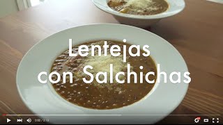 Lentejas con salchichas  Recetas para olla express ✅ [upl. by Vidal]