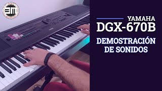 Demo Yamaha DGX 670  instrumental [upl. by Battiste]