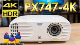 Viewsonic PX7474K Review  The Lowest Priced 4K Projector [upl. by Aileduab]