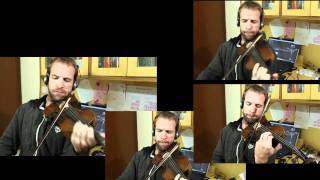 Hobbit Trailer Song quotMisty Mountains Coldquot on Violin [upl. by Suirauqram]