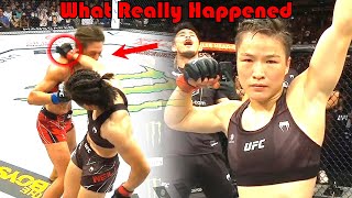 KNOCKOUT What Really Happened Zhang Weili vs Joanna Jedrzejczyk [upl. by Boothe24]