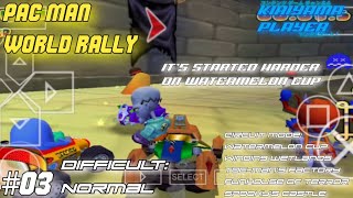 PAC MAN World Rally Circuit mode Watermelon cupDifficult Normal Walkthrough Part 03 [upl. by Annas]