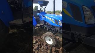 New holland 5510 on Agriona 16quot plough shorts youtubeshorts tractor newholland farmer viral [upl. by Caputo]