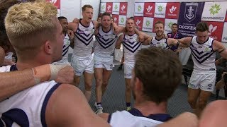 We are the Freo Dockers  Rd 5 v Giants [upl. by Adnohsirk]