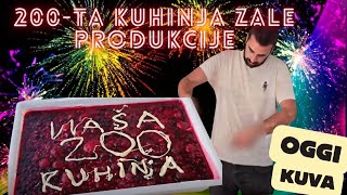 DOBRODOSLI NA KANAL OGGI KUVA PRAVIMO TORTU ZA BRACU IZ ZALE PRODUKCIJE POVODOM 200 NASE KUHINJE [upl. by Ailima]