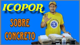 Como PEGAR el icopor unicel telgopor corcho blanco hielo seco a las PAREDES o al CONCRETO [upl. by Kiran]