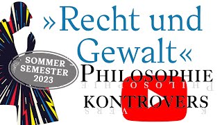 Philosophie kontrovers  Die Gewalt hinter dem Gewaltverbot  Prof Dr Angelika Nußberger [upl. by Dranel892]