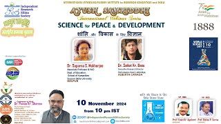 SCIENCE for PEACE  World Science Day for Peace n Development IRES AYUSH SAMRIDDHI 1883 Intl Webinar [upl. by Hamal]