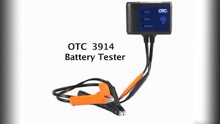 OTC 3914 Battery Tester Set Up [upl. by Nauqram727]