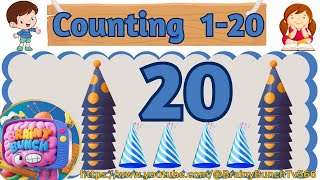 Count To 20  120 Counting Song  Brainy Bunch TV566 [upl. by Nodaj]