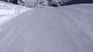 CH  Zermatt  Ski ride from Furggsattel to Furi [upl. by Ezana]