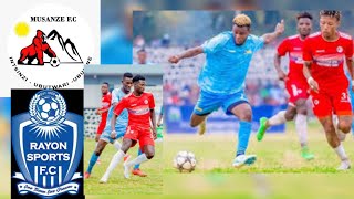 Musanze fc vs Rayon sport kuri stade Ubworoherane [upl. by Nitsa]