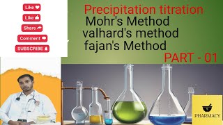 precipitation titration Mohrs method Valhards method Fajan Method 😊 Part 01 [upl. by Eilzel]