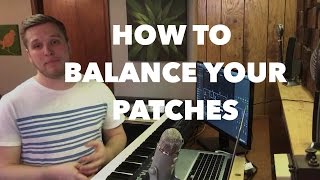 MainStage Tutorial How to balance your patch volumes [upl. by Isadora901]