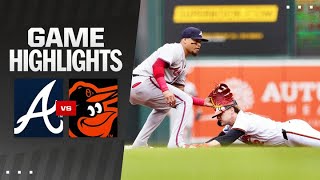 Braves vs Orioles Game Highlights 61324  MLB Highlights [upl. by Martelli931]