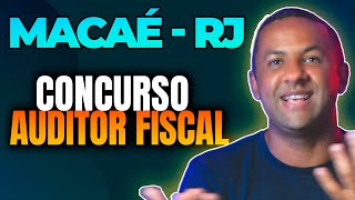 Auditor Fiscal Macaé RJ  CHEGANDO Concurso [upl. by Assirahs]