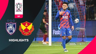 Johor Darul Tazim 40 Selangor  FA SF  Highlights Piala FA 2023 [upl. by Thebault]