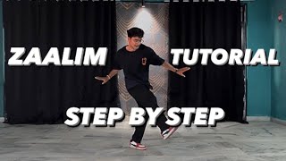 Zaalim dance tutorial  zaalim Dance  Nora Fatehi  Badsha  zaalim song Dance  THE AS LIFE [upl. by Akialam]